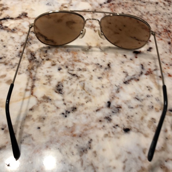 Gold aviator sunglasses brown lenses! Cute classic - Picture 4 of 6